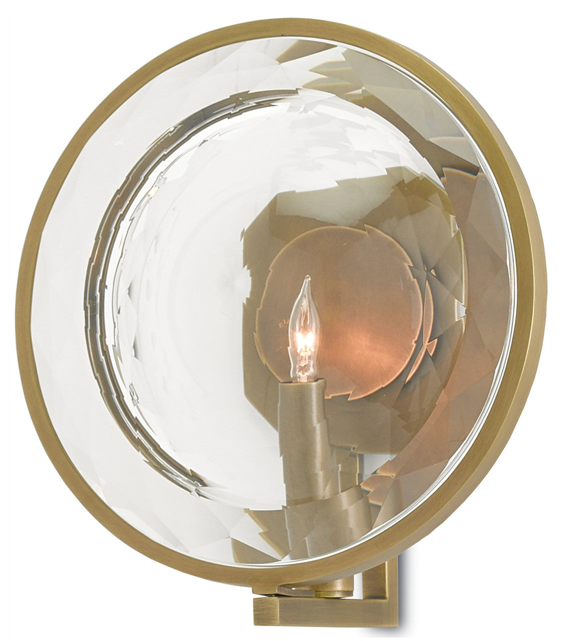 Currey & Co. MarjieScope Brass Wall Sconce 5000-0051