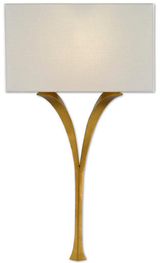 Currey & Co. Choisy Gold Wall Sconce 5000-0124