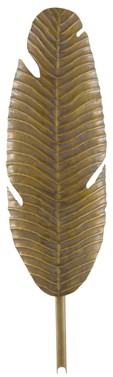 Currey & Co. Tropical Leaf Wall Sconce 5000-0127