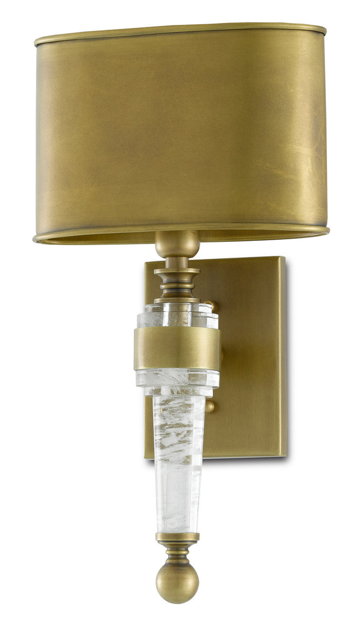 Currey & Co. Lindau Brass Wall Sconce 5000-0177