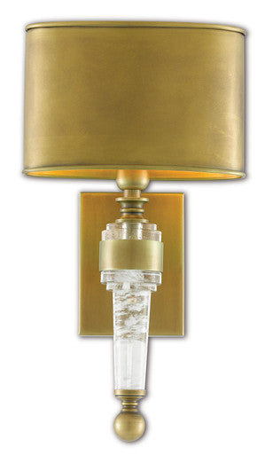 Currey & Co. Lindau Brass Wall Sconce 5000-0177