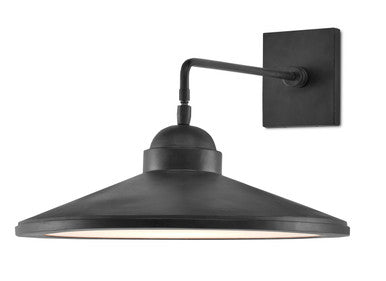 Currey & Co. Ditchley Black Wall Sconce 5000-0197