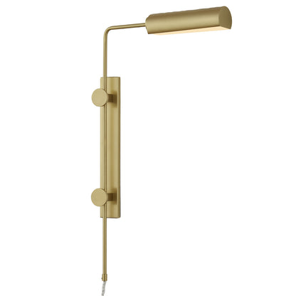 Currey & Co. Satire Brass Swing-Arm Wall Sconce 5000-0201