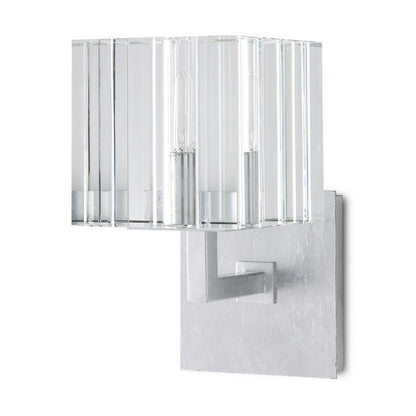 Currey & Co. Valerio Silver Wall Sconce 5000-0207