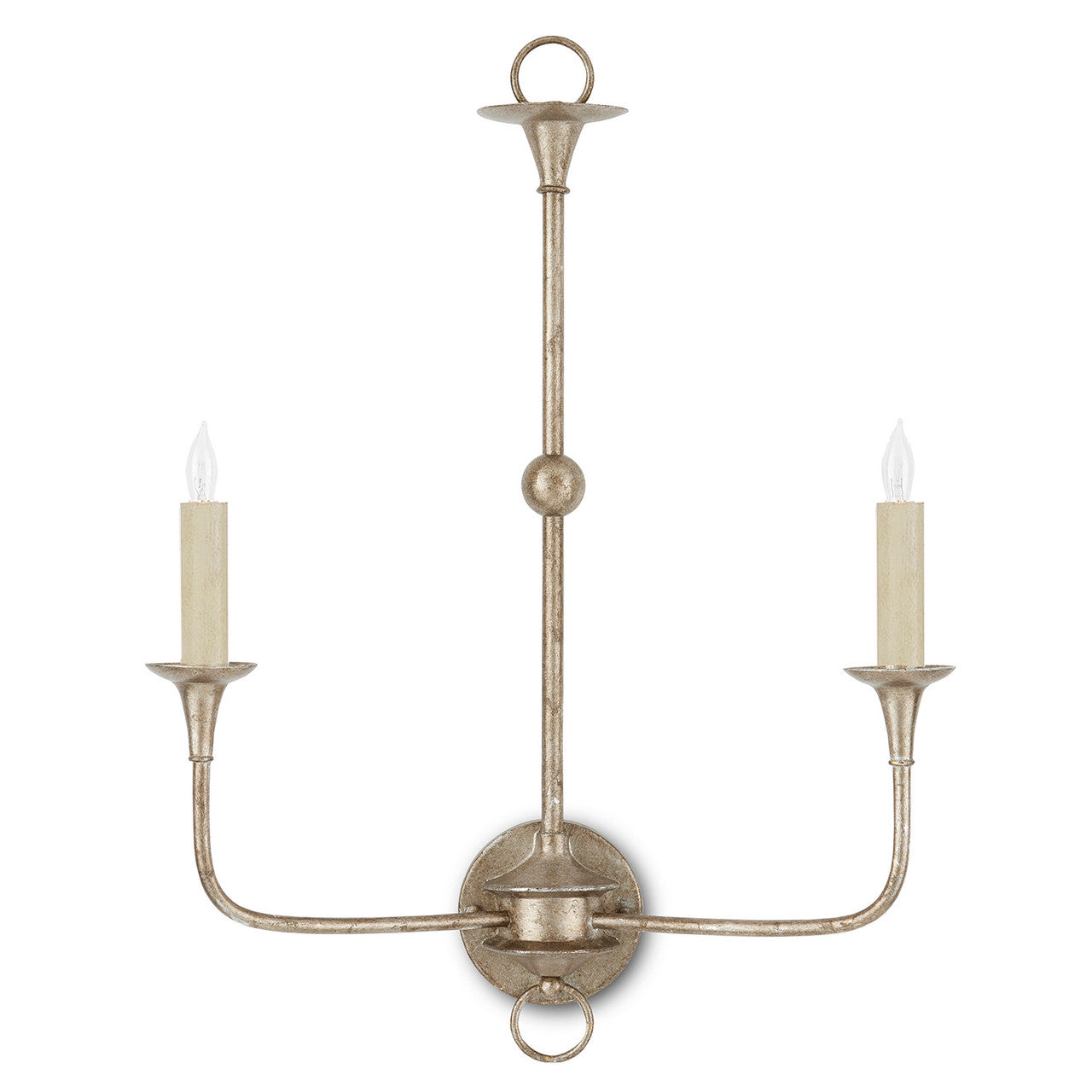 Currey & Co. Nottaway Bronze Double-Light Wall Sconce 5000-0216