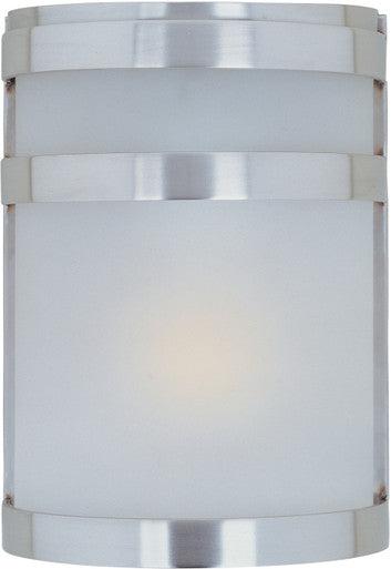 Maxim Arc 1-Light Outdoor Wall Sconce in Stainless Steel 5000FTSST