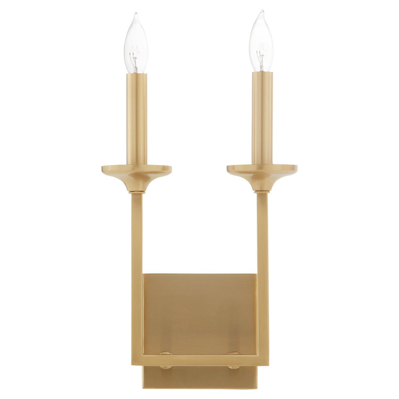 Quorum  Eldorado 2 Light Vanity Wall Mount - Aged Brass 5005-2-80