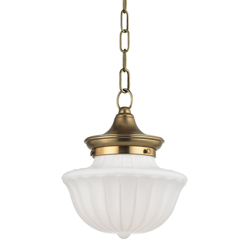 Hudson Valley Lighting Dutchess Pendant in Aged Brass 5009-AGB