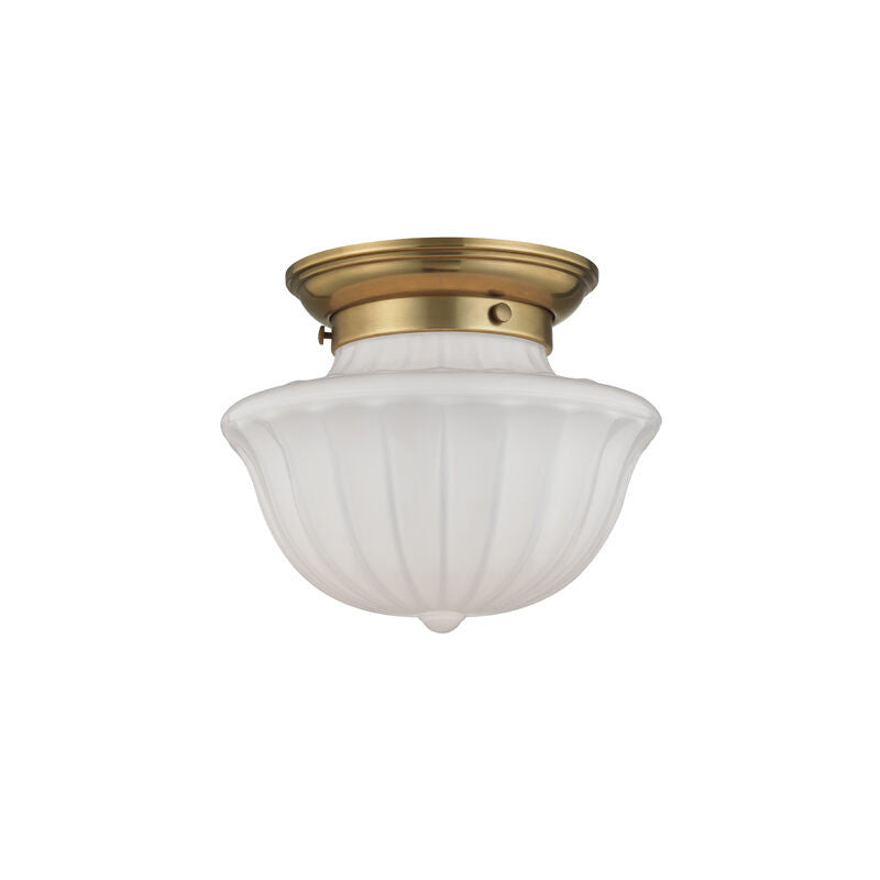 Hudson Valley Lighting Dutchess Flush Mount in Aged Brass 5009F-AGB