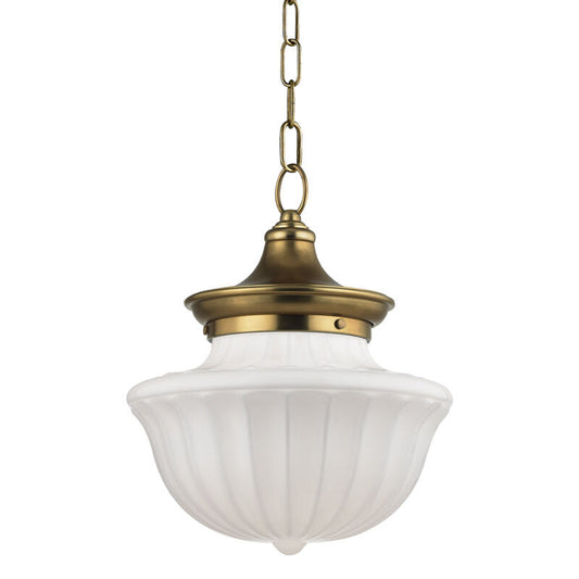 Hudson Valley Lighting Dutchess Pendant in Aged Brass 5012-AGB