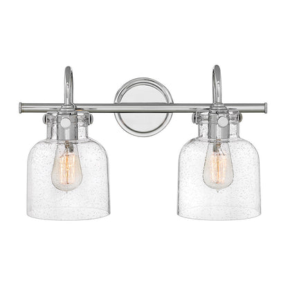 Hinkley Lighting Congress Cylinder Glass Two Light Vanity Chrome 50122CM