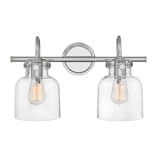 Hinkley Lighting Congress Cylinder Glass Two Light Vanity Chrome 50122CM