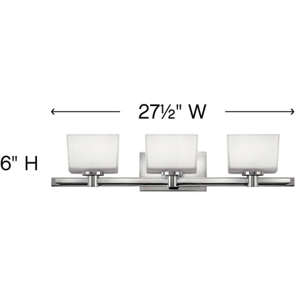 Hinkley Lighting Taylor Three Light Vanity Chrome 5023CM