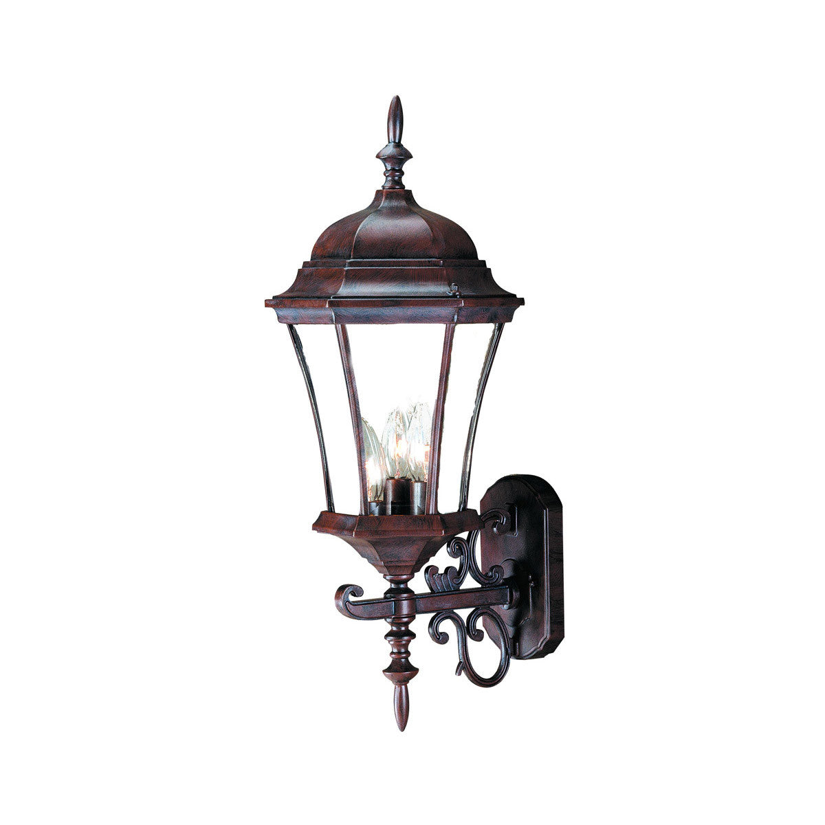 Acclaim Lighting Bryn Mawr 3-Light Burled Walnut Wall Light in Burled Walnut 5025BW