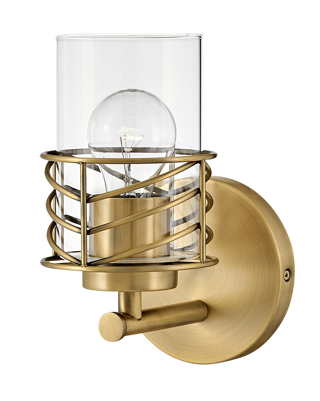 Hinkley Lighting Della Single Light Vanity Lacquered Brass 50260LCB