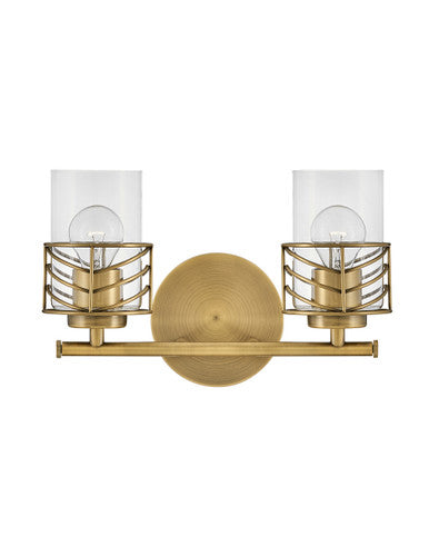 Hinkley Lighting Della Two Light Vanity Lacquered Brass 50262LCB