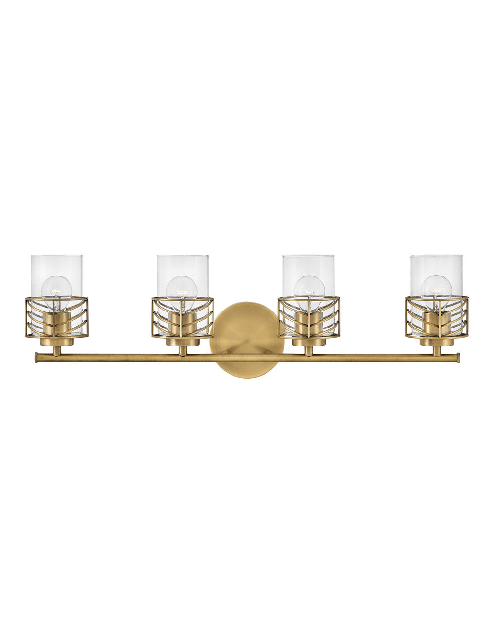 Hinkley Lighting Della Four Light Vanity Lacquered Brass 50264LCB