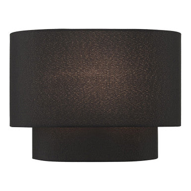 Livex Lighting Bainbridge Collection 1 Light Black ADA Sconce 50275-04