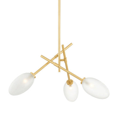 Hudson Valley Lighting Alberton Chandelier in Aged Brass 5031-AGB