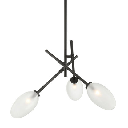 Hudson Valley Lighting Alberton Chandelier in Black Brass 5031-BBR