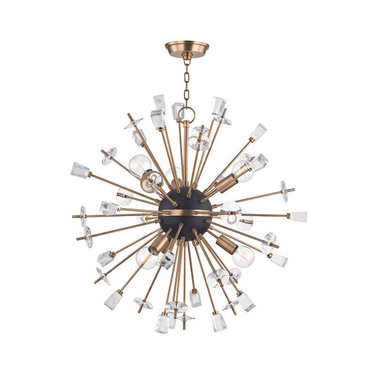 Hudson Valley Lighting Liberty Chandelier in Aged Brass 5032-AGB