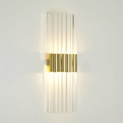 Global Views Acrylic Sconce in Brass in HW 9.93591-HW