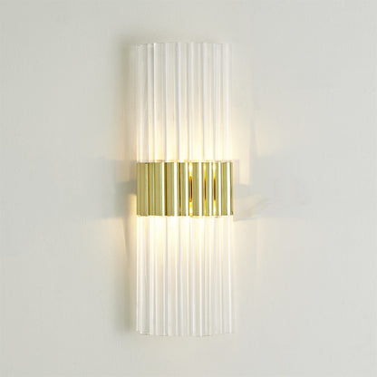 Global Views Acrylic Sconce in Brass in HW 9.93591-HW