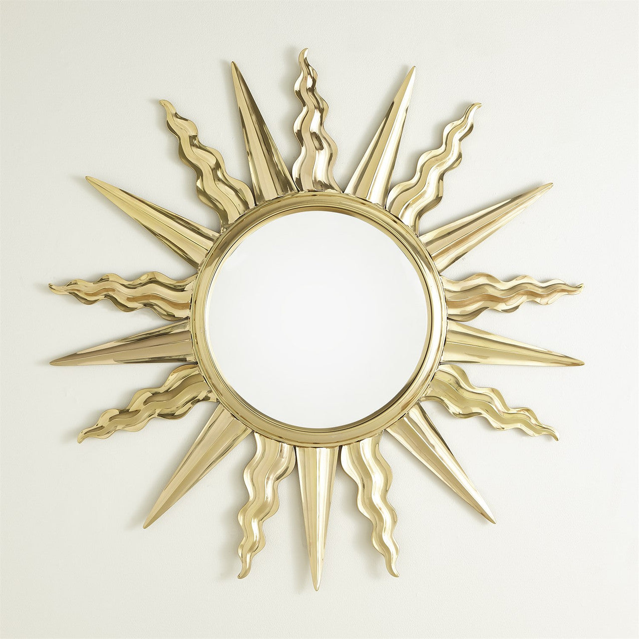 Global Views Soleil Mirror Brass RT9.90001