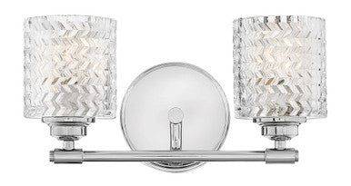 Hinkley Lighting Elle Two Light Vanity Chrome 5042CM