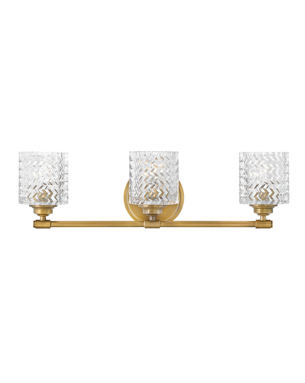 Hinkley Lighting Elle Three Light Vanity Heritage Brass 5043HB