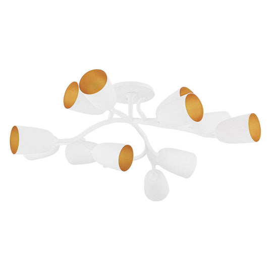 Hudson Valley Lighting Vine Semi Flush in White Plaster 5045-WP