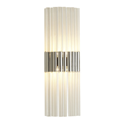 Global Views Acrylic Sconce in Nickel in HW 9.93590-HW