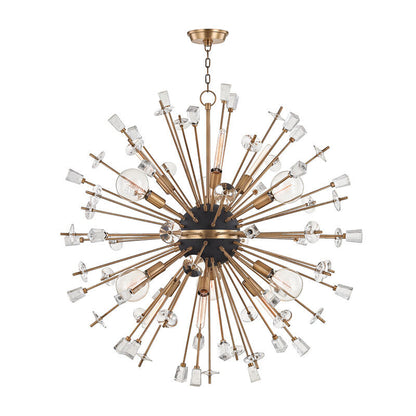 Hudson Valley Lighting Liberty Chandelier in Aged Brass 5046-AGB