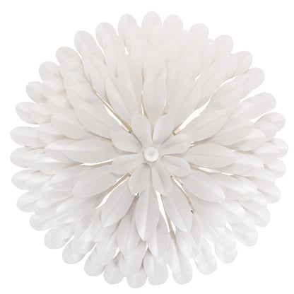 Crystorama Broche 4 Light Matte White Ceiling Mount 505-MT