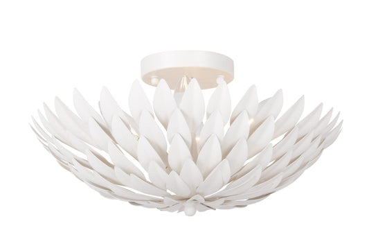 Crystorama Broche 4 Light Matte White Ceiling Mount 505-MT