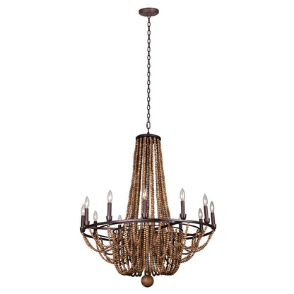 Kalco Beechwood 12 Light Chandelier 505272RM