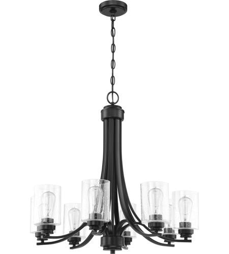 Craftmade 8 Light Chandelier in Flat Black 50528-FB