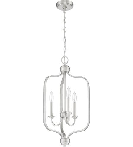 Craftmade 3 Light Foyer in Brushed Polished Nickel 50533-BNK