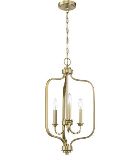 Craftmade 3 Light Foyer in Satin Brass 50533-SB