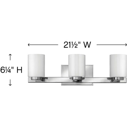 Hinkley Lighting Miley Three Light Vanity Chrome 5053CM