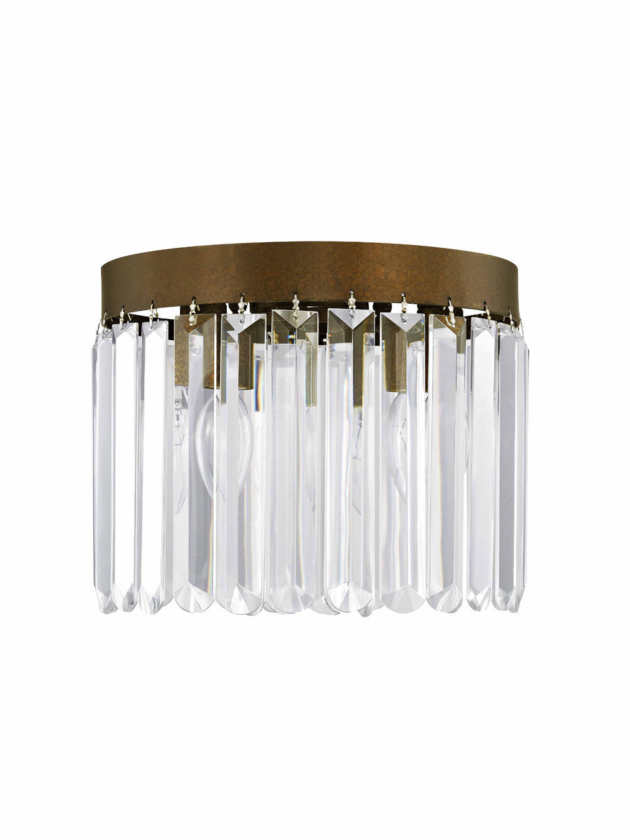 Livex Lighting Ashton Collection 3 Light Palacial Bronze Ceiling Mount in Hand Painted Palacial Bronze 50552-64