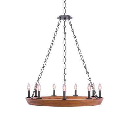 Kalco Lansdale 9 Light Chandelier 505555BI