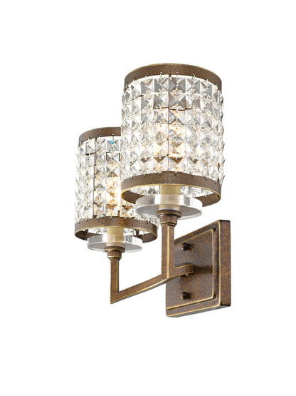 Livex Lighting Grammercy Collection 2 Light Palacial Bronze Bath Light in Hand Painted Palacial Bronze 50562-64