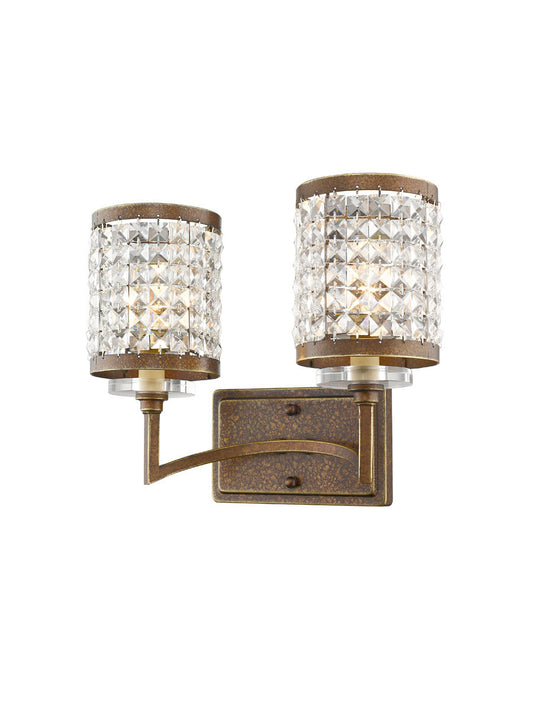 Livex Lighting Grammercy Collection 2 Light Palacial Bronze Bath Light in Hand Painted Palacial Bronze 50562-64