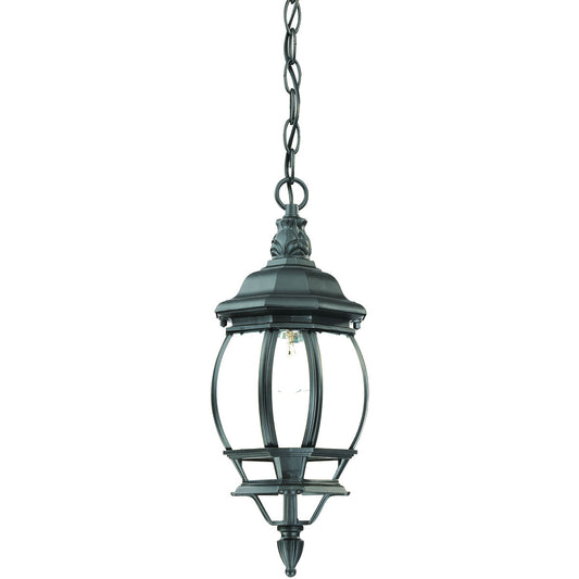 Acclaim Lighting Chateau 1-Light Matte Black Hanging Light in Matte Black 5056BK