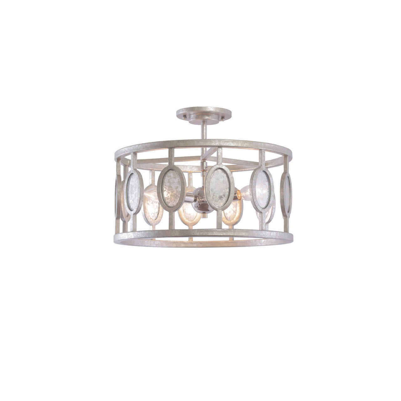 Kalco Palomar 3 Light Semi Flush Mount 506141VSL