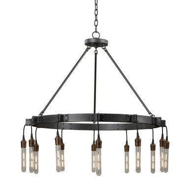 Kalco Stuyvesant 12 Light Chandelier 506271MGM