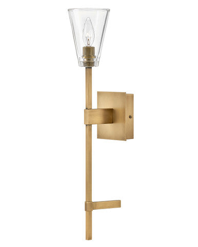 Hinkley Lighting Auden Single Light Vanity Heritage Brass 50640HB