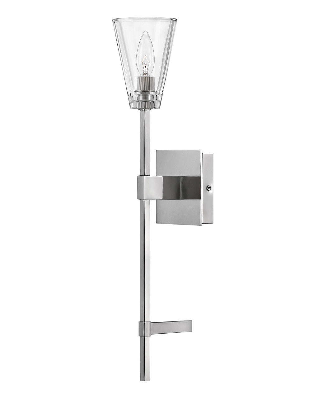 Hinkley Lighting Auden Single Light Vanity Polished Nickel 50640PN