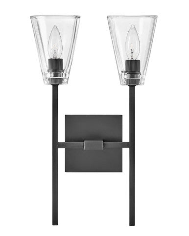 Hinkley Lighting Auden Two Light Vanity Black Oxide 50642BX